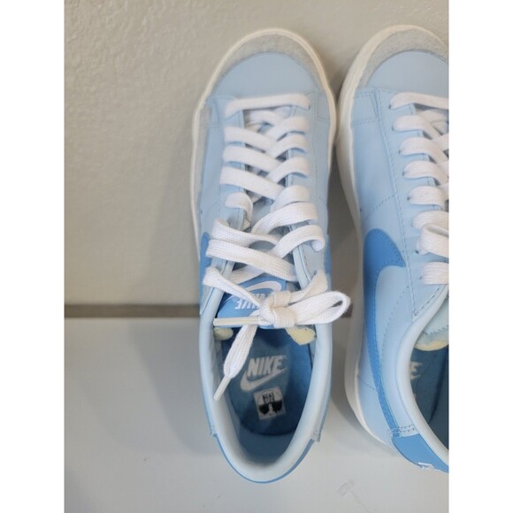 Nike Blazer Low \'77 Men 8 Vintage Celestine Blue Sail White Sneakers FD0281-400